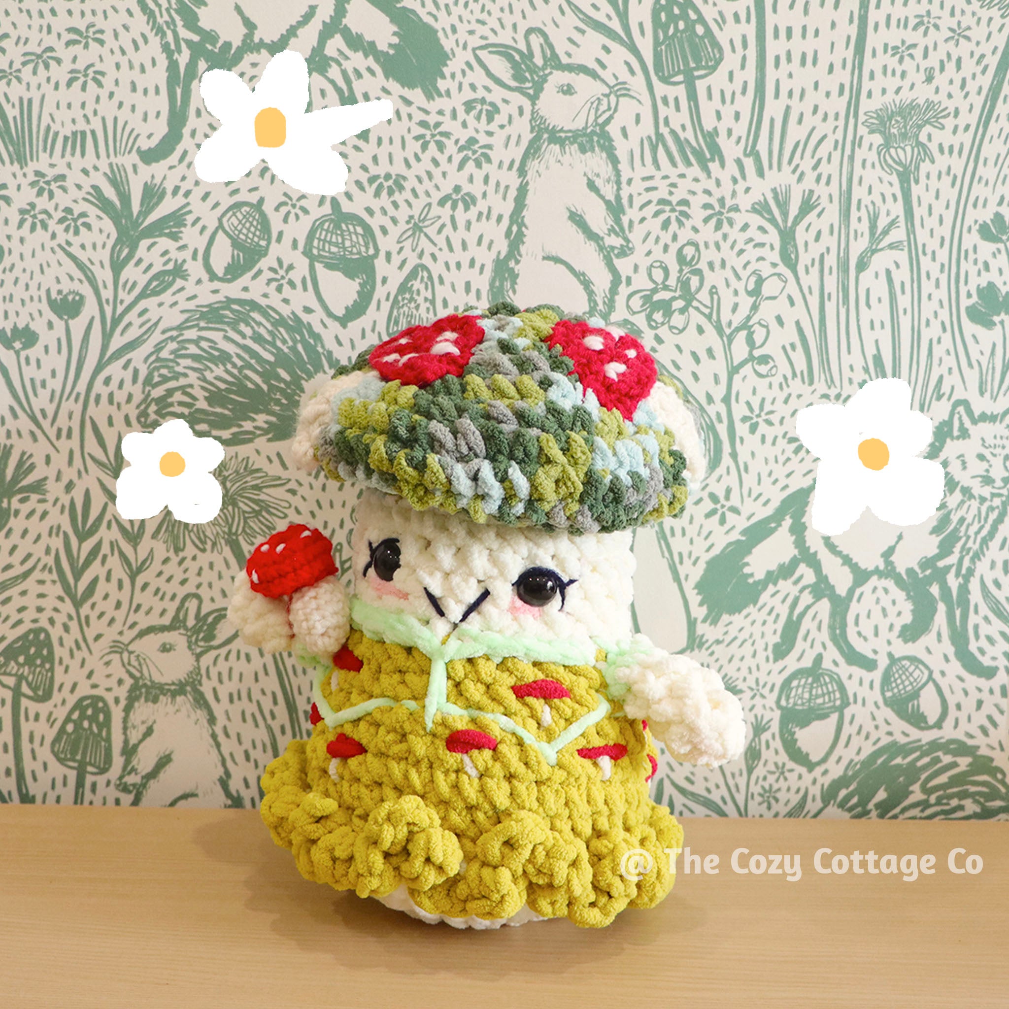 Arden the Fungi Mushroom Pal **MADE TO ORDER**