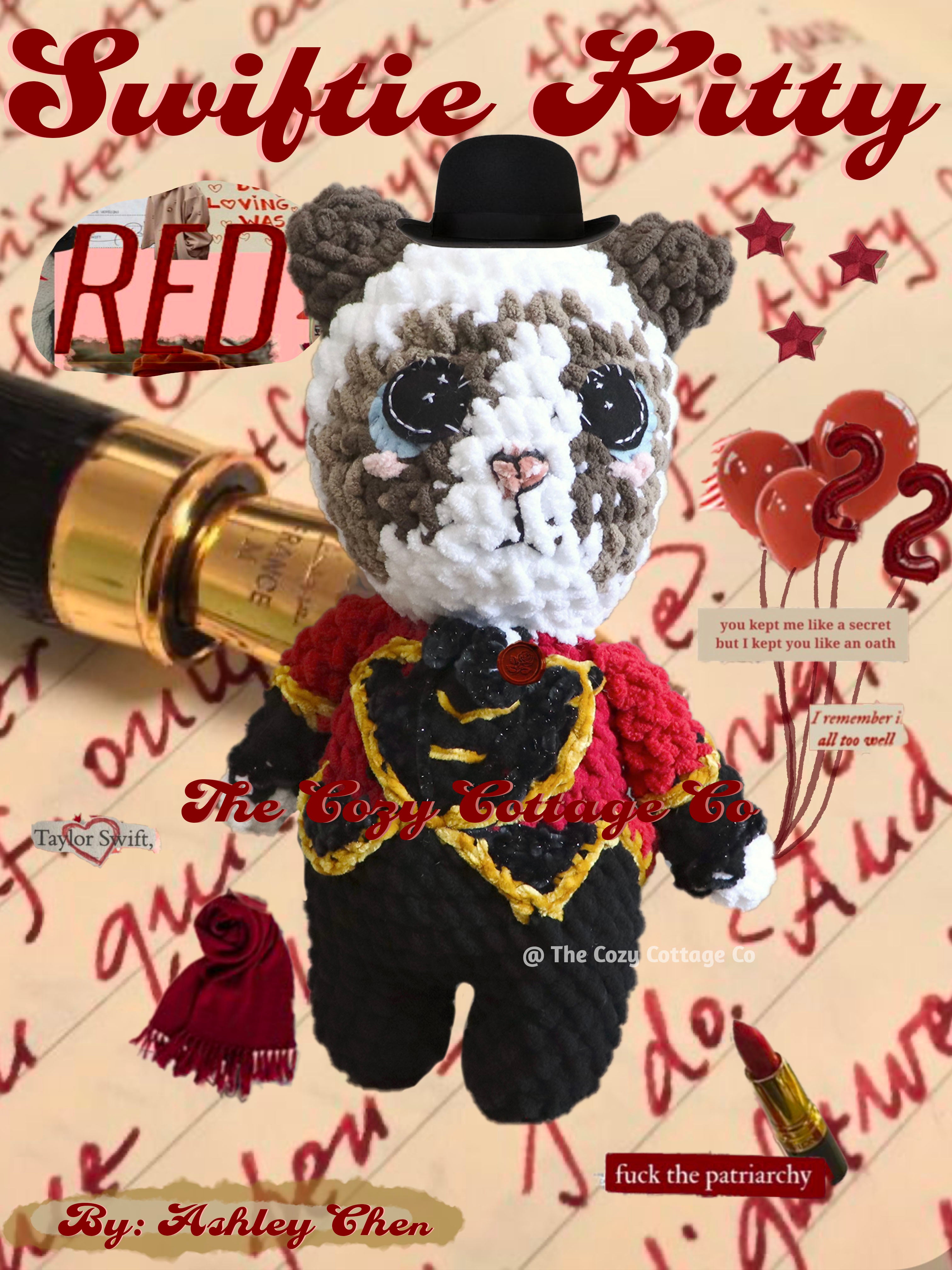 Swifty kitty: Red Edition *MADE TO ORDER*