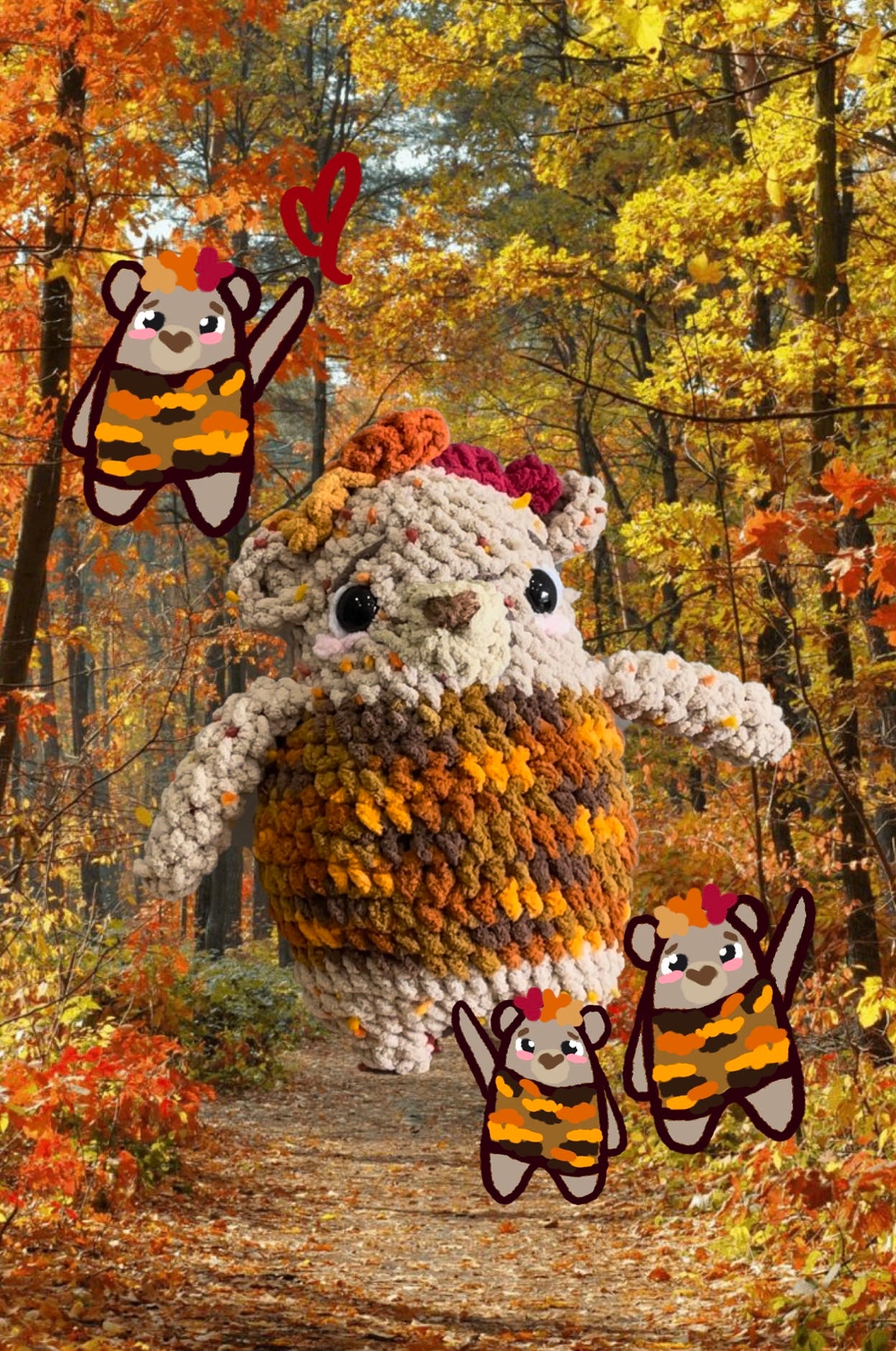 Autumn the fall bear