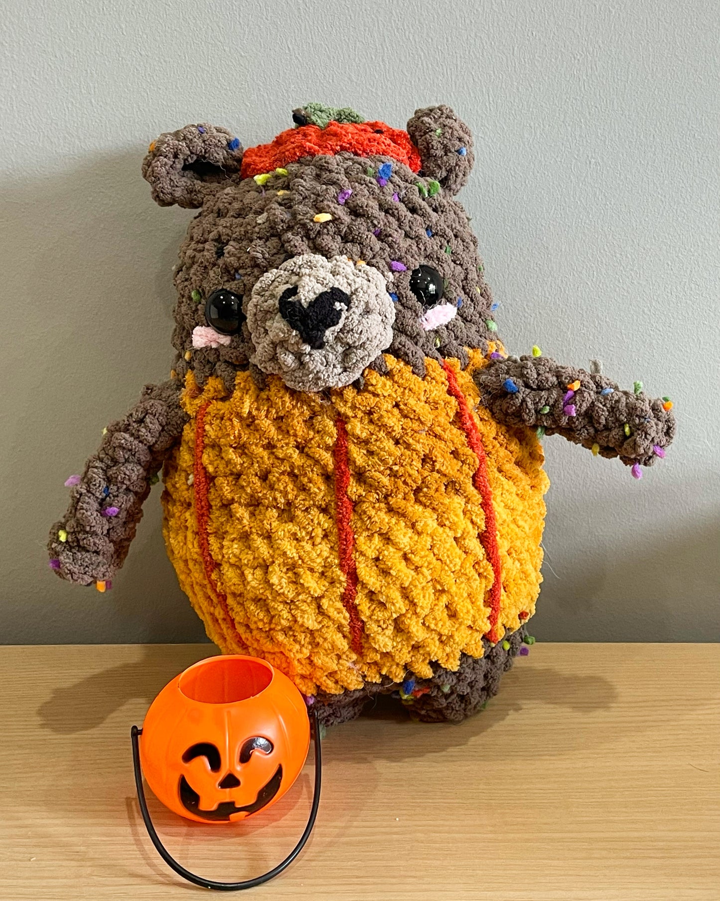Trina the trick or treating bear *MADE TO ORDER*