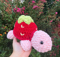 Berrila the Mini Strawberry Turtle *MADE TO ORDER*