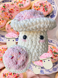 Sprinkles the Sugar Cookie Mushroom Pal *MADE TO ORDER*